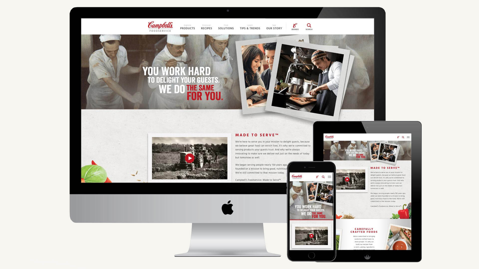 We wrote a brand story that connected their past with their present. For more than a century, they have been bringing real, delicious, nutritious foods to the many.