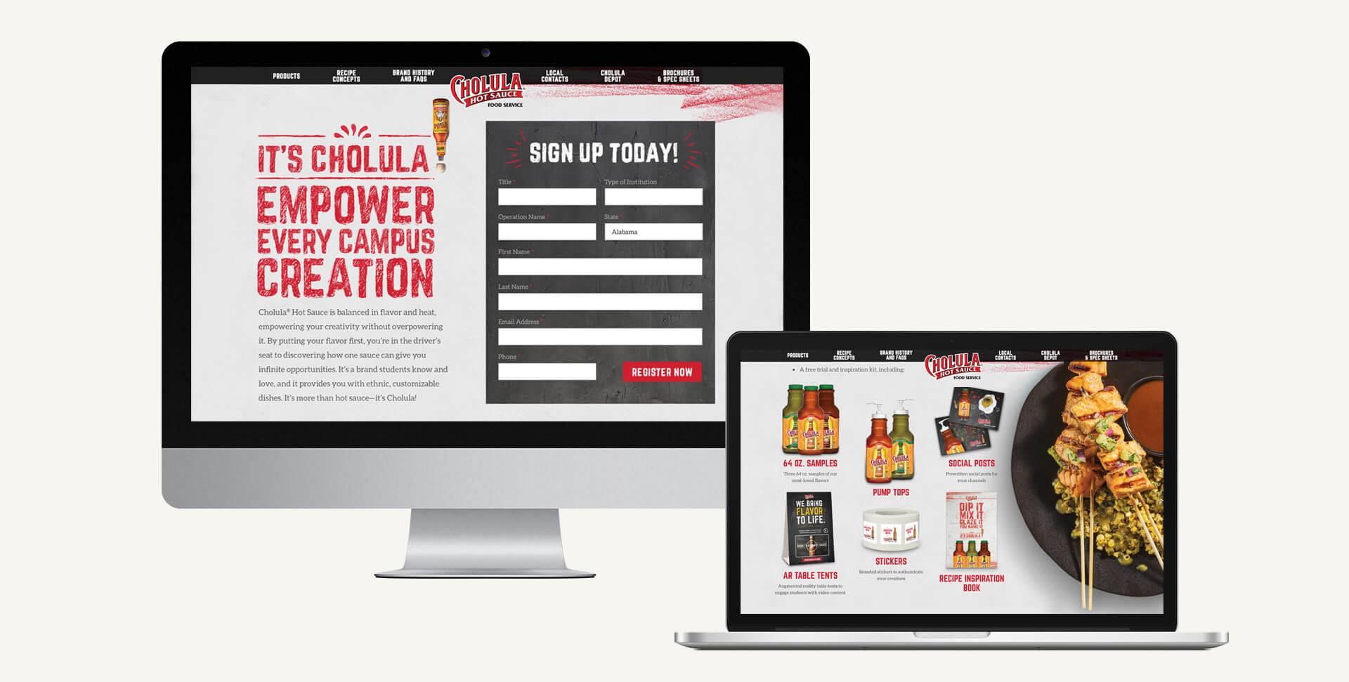 We developed a promotion for colleges and universities to encourage trial. 