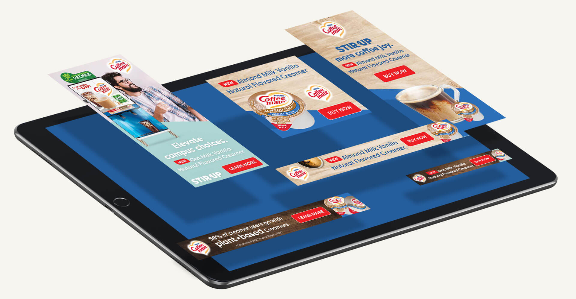 Strong trade and programmatic placements boosted awareness and drove to a buy-now page.