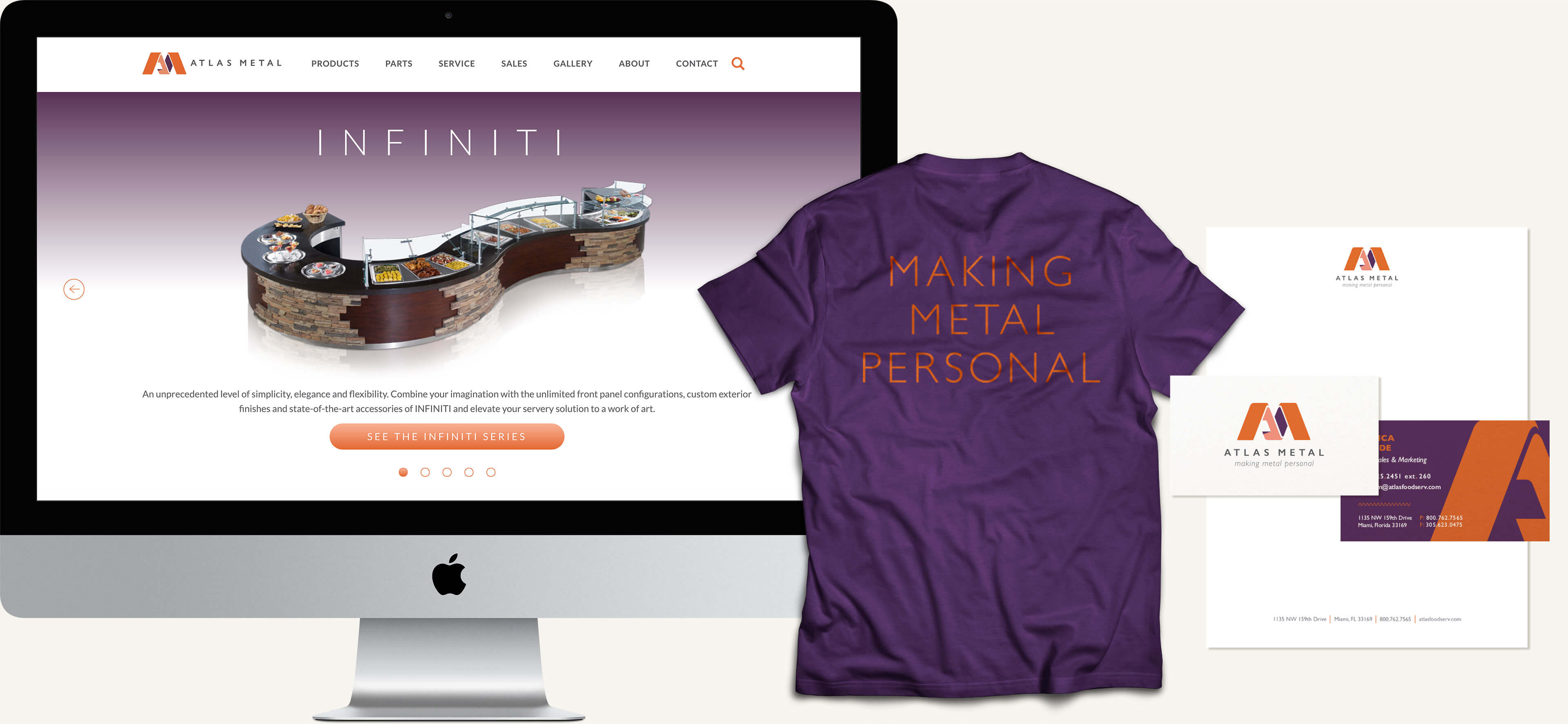 A new brand look meant new brand elements so that every first impression was both positive and consistent.